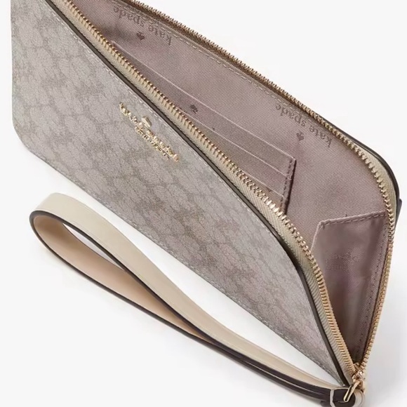 Kate Spade Beige Floral Wristlet - Picture 2 of 3